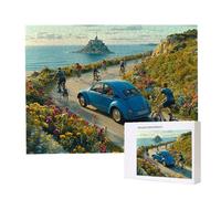 Jigsaw Puzzles for Adults 6000, Puzzle for Adults, Challenging Puzzle Educational Games, Puzzles Game for The Whole for Women, Gifts for Men, Home Decoration, Theme:（Sea View Car) z-253