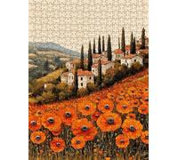 Jigsaw Puzzles for Adults 6000, Town Garden 6000 Piece Jigsaw Puzzles for Adults, Challenging Puzzle Games, Classic Jigsaws, Impossible de Assemble Handmade Decorative, Fun Family Activities BXHZW0942
