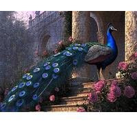 Jigsaw Puzzles for Adults 6000P, Large High Definition Puzzle Wooden, Relaxing Mind Game for Stress Relief, Creative Hobby, Room Wall Decor,Gifts for Men Women 70.7 x 41.5 inches Peacock Palace f0-575