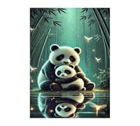 Jigsaw Puzzles for Adults 70 Animal Panda Bamboo, Challenge Educational Game, Impossible High Difficult Jigsaw Puzzles for Adults, Puzzle 70 Pieces
