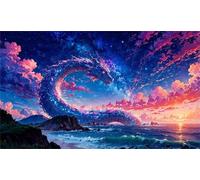 Jigsaw Puzzles for Adults 70 Anime Dragon Puzzle Impossible Hard Difficult Challenging Puzzle for Adults 70 Piece Puzzle Games 7.9 x 5.9 inch