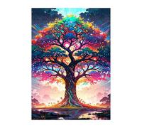 Jigsaw Puzzles for Adults 70 Colorful Tree of Life, Challenge Educational Game, Impossible High Difficult Jigsaw Puzzles for Adults, Puzzle 70 Pieces