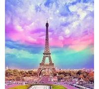 Jigsaw Puzzles for Adults 70 Piece,16x16 cm puzzle for adults Educational Game Challenge Toy 70 Pieces puzzles for Adult Home Decoration Puzzle Eiffel Tower