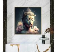 Jigsaw Puzzles for Adults 70 Piece,16x16 cm puzzle for adults Educational Game Challenge Toy 70 Pieces puzzles for Adult Home Decoration Puzzle Statue Lotus