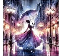 Jigsaw Puzzles for Adults 70 piece Fairy Rainy Night, 70 Piece Difficult jigsaw puzzles for adults, Challenging Jigsaws 70 pieces, Puzzle Game for The Whole for Women, Gifts for Men 45x45cm