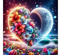 Jigsaw Puzzles for Adults 70 Piece jigsaw puzzles for Adult Educational Game Challenge Toy 70 Pieces Puzzle Challenging Games for The Whole for adults,Fantasy Sea Love Flower puzzle Gifts