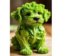 Jigsaw Puzzles for Adults 70 Piece jigsaw puzzles for Adult Educational Game Challenge Toy 70 Pieces Puzzle Challenging Games for The Whole for adults,Green Vegetable Dog puzzle Gifts