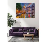 Jigsaw Puzzles for Adults 70 Piece jigsaw puzzles for Adult Educational Game Challenge Toy 70 Pieces Puzzle Challenging Games for The Whole for adults,Urban Houses Rivers puzzle Gifts