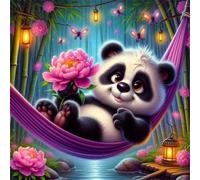 Jigsaw Puzzles for Adults 70 Piece jigsaw puzzles for Adult Educational Game Challenge Toy 70 Pieces Puzzle Challenging Games for The Whole for adults,Hammock Panda Flower puzzle Gifts