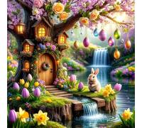 Jigsaw Puzzles for Adults 70 Piece jigsaw puzzles for Adult Educational Game Challenge Toy 70 Pieces Puzzle Challenging Games for The Whole for adults,Landscape Treehouse Flowers puzzle Gifts