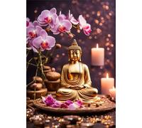 Jigsaw Puzzles for Adults 70 Piece jigsaw puzzles for Adult Educational Game Challenge Toy 70 Pieces Puzzle Challenging Games for The Whole for adults,Orchid Statue Religion puzzle Gifts