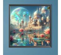 Jigsaw Puzzles for Adults 70 piece Palace Lotus, 70 Piece Difficult jigsaw puzzles for adults, Challenging Jigsaws 70 pieces, Puzzle Game for The Whole for Women, Gifts for Men 45x45cm