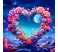 Jigsaw Puzzles for Adults 70 piece Rose Sculpture, 70 Piece Difficult jigsaw puzzles for adults, Challenging Jigsaws 70 pieces, Puzzle Game for The Whole for Women, Gifts for Men 45x45cm