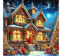 Jigsaw Puzzles for Adults 70 Piece Winter Christmas Eve, Jigsaws 70 pieces for adults Family Activity, Challenging puzzles Games, Colourful, Beautiful Decoration Puzzle
