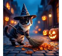 Jigsaw Puzzles for Adults 70 Pieces Autumn Animal Cat, Puzzles for Adults, Challenging Game, Impossible Hard Challenge, Puzzle for Adult 70 Pieces