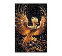 Jigsaw Puzzles for Adults 70 Pieces Yellow Phoenix, Challenge High Difficulty, Educational Games Impossible Puzzle, Puzzles for Adults 70 Piece
