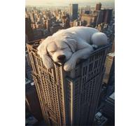 Jigsaw Puzzles for Adults 700 Animal Dog City Puzzle Impossible Hard Difficult Challenging Puzzle for Adults 700 Piece Puzzle Games 20.5 x 15 inch