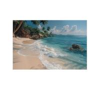 Jigsaw Puzzles for Adults 700, Beach Waves Puzzle, Challenging Puzzles, Perfect for Relaxation, Creativity & Gift Giving 700 Piece Puzzle Games for Adults