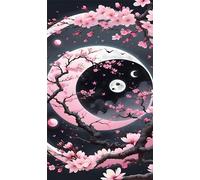 Jigsaw Puzzles for Adults 700, Moon Pink Flowers Puzzle, Challenging Puzzles, Perfect for Relaxation, Creativity & Gift Giving 700 Piece Puzzle Games for Adults