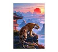 Jigsaw Puzzles for Adults 700 Mountain Animal Tiger, Challenge Educational Game, Impossible High Difficult Jigsaw Puzzles for Adults, Puzzle 700 Pieces