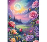 Jigsaw Puzzles for Adults 700 Piece Beautiful Moon Flower, Jigsaws 700 pieces for adults Family Activity, Challenging puzzles Games, Colourful, Beautiful Decoration Puzzle