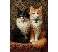 Jigsaw Puzzles for Adults 700 Piece Cute Cats Table, Jigsaws 700 pieces for adults Family Activity, Challenging puzzles Games, Colourful, Beautiful Decoration Puzzle