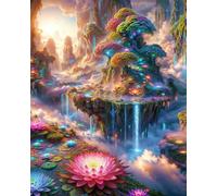 Jigsaw Puzzles for Adults 700 Piece jigsaw puzzles for Adult Educational Game Challenge Toy 700 Pieces Puzzle Challenging Games for The Whole for adults,Fairyland Island Scenery puzzle Gifts