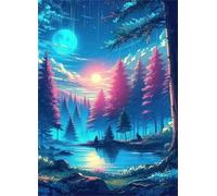 Jigsaw Puzzles for Adults 700 pieces,Moonlight Grove Lake puzzles for adults,Classic Educational Games DIY Handwork Puzzle for Home Decor Gift