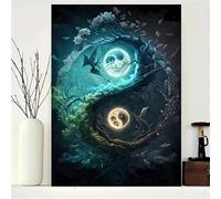 Jigsaw Puzzles For Adults 700 Pieces Yin Yang Tree Scenery puzzles 700 pieces for adults Teenagers Challenge Toy Educational Games Home Decoration Puzzle Gifts 52x38 cm/700pcs