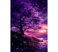 Jigsaw Puzzles for Adults 700, Puzzles for Adults Purple Scenery Tree, Challenging Difficult Logic Puzzle, Puzzle 700 Pieces for Adult 20.5 x 15 inch