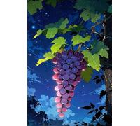 Jigsaw Puzzles for Adults 700, Puzzles for Adults Starry Night Grapes, Challenging Difficult Logic Puzzle, Puzzle 700 Pieces for Adult 20.5 x 15 inch