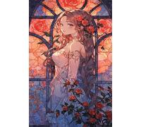 Jigsaw Puzzles for Adults 700, Rose Girl Puzzle, Challenging Puzzles, Perfect for Relaxation, Creativity & Gift Giving 700 Piece Puzzle Games for Adults