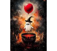 Jigsaw Puzzles for Adults 700 Watercolor Ghost Puzzle Impossible Hard Difficult Challenging Puzzle for Adults 700 Piece Puzzle Games 20.5 x 15 inch