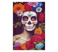 Jigsaw Puzzles for Adults 75x50cm/1000pcs 27 Sugar Scull Jigsaws for Adults Relaxing Games Difficult Challenge Christmas Birthday Gifts 75x50cm/1000pcs