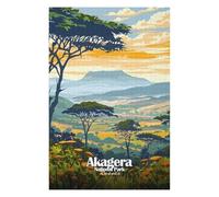 Jigsaw Puzzles for Adults 75x50cm/1000pcs Akagera National Park Rwanda Landscape Jigsaw Puzzle DIY Toys Enhance Memory Gifts for Friends And Family 75x50cm/1000pcs
