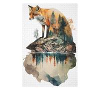 Jigsaw Puzzles for Adults 75x50cm/1000pcs Animal Fox Puzzle for Adults Relax Games Difficult Hard Gifts for Friends And Family 75x50cm/1000pcs