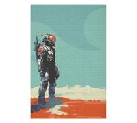 Jigsaw Puzzles for Adults 75x50cm/1000pcs Astronaut Painting Vector Jigsaw for Adults DIY Toys Analysis And Logic Great Gift for Gaming 75x50cm/1000pcs