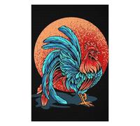Jigsaw Puzzles for Adults 75x50cm/1000pcs Beautiful Rooster Adult Puzzles Relaxing Games Hand Speed Race Gifts for Friends And Family 75x50cm/1000pcs
