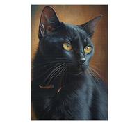 Jigsaw Puzzles for Adults 75x50cm/1000pcs Bombay Cat Oil Paint Jigsaw Puzzle Hands-on Game Difficult Challenge Gifts for Friends And Family 75x50cm/1000pcs