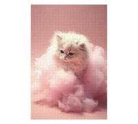 Jigsaw Puzzles for Adults 75x50cm/1000pcs Candyfloss Kitten Puzzles for Adults Anti-Stress Toys Improve Memory Deal As Gifts for The Whole Family 75x50cm/1000pcs
