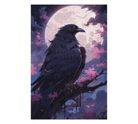 Jigsaw Puzzles for Adults 75x50cm/1000pcs Celestial Crow Ethereal Puzzle for Adults Relaxing Games Stress Reliever Help The Brain Exercise 75x50cm/1000pcs