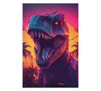 Jigsaw Puzzles for Adults 75x50cm/1000pcs City Dinosaur Sunset Jigsaw Puzzle Anti-Stress Toys Hand Speed Race Gifts for Friends And Family 75x50cm/1000pcs