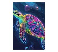 Jigsaw Puzzles for Adults 75x50cm/1000pcs Colorful Sea Turtle in Deep Blue Adult Jigsaw Puzzle Relax Games Improve Memory Unique Birthday And Gifts 75x50cm/1000pcs