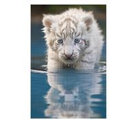 Jigsaw Puzzles for Adults 75x50cm/1000pcs Cute Baby Tiger Adult Puzzles Brain Teaser Game Hand Speed Race Unique Birthday And Gifts 75x50cm/1000pcs