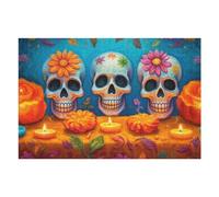 Jigsaw Puzzles for Adults 75x50cm/1000pcs Day of The Dead Celebration -2 Jigsaw Relaxing Games Analysis And Logic Unique Birthday And Xmas Gifts 75x50cm/1000pcs
