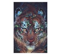 Jigsaw Puzzles for Adults 75x50cm/1000pcs Enchanted Tiger Portrait -1 Jigsaw Toy Wall Decor Difficult Hard Deal As Gifts for The Whole Family 75x50cm/1000pcs