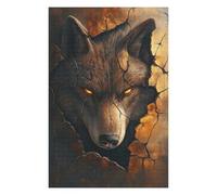 Jigsaw Puzzles for Adults 75x50cm/1000pcs Eyes of Eternity Wolf Puzzles for Adults Fun Games Difficult Challenge Unique Birthday And Xmas Gifts 75x50cm/1000pcs