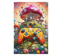 Jigsaw Puzzles for Adults 75x50cm/1000pcs Fantasy Mushroom Kingdom-4 Jigsaw Toy Wall Decor Difficult Hard Deal As Gifts for The Whole Family 75x50cm/1000pcs