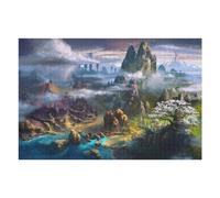 Jigsaw Puzzles for Adults 75x50cm/1000pcs Fantasy World Mountains, Trees, Clouds Puzzle for Adults Relax Games Difficult Hard Gifts for Friends And Family 75x50cm/1000pcs