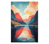Jigsaw Puzzles for Adults 75x50cm/1000pcs Fjord Art Jigsaw Relaxing Games Analysis And Logic Unique Birthday And Xmas Gifts 75x50cm/1000pcs